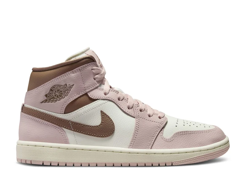 Air Jordan 1 Mid Pink Oxford Brown 38 EU