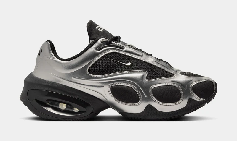 Air Max Muse Womens Running Shoes (Black/Metallic Silver) 5.5