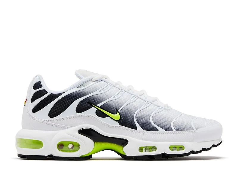 Nike Air Max Plus White Black Volt 40 EU