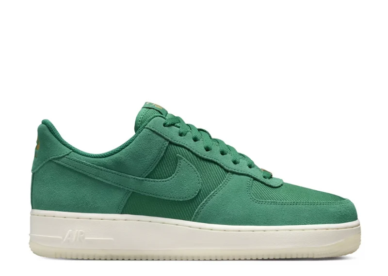 Nike Air Force 1 Low '07 LV8 Malachite Pale Ivory Metallic Gold 47.5 EU