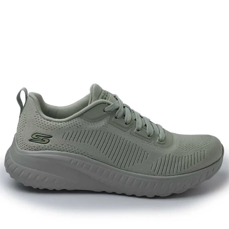 Tênis Esportivo Skechers Feminino Bobs Squad Chaos 117209 SAGE/VERDE SALVIA 34