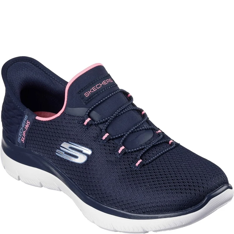 Skechers Summits - Diamond Dream Trainers Navy/Pink / 7