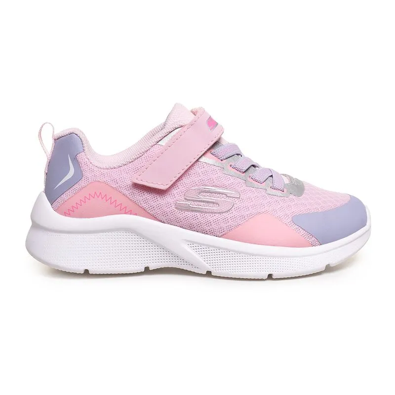 Tênis Skechers Microspec Infantil Rosa ROSA CHOQUE/MULTICOLOR - 28