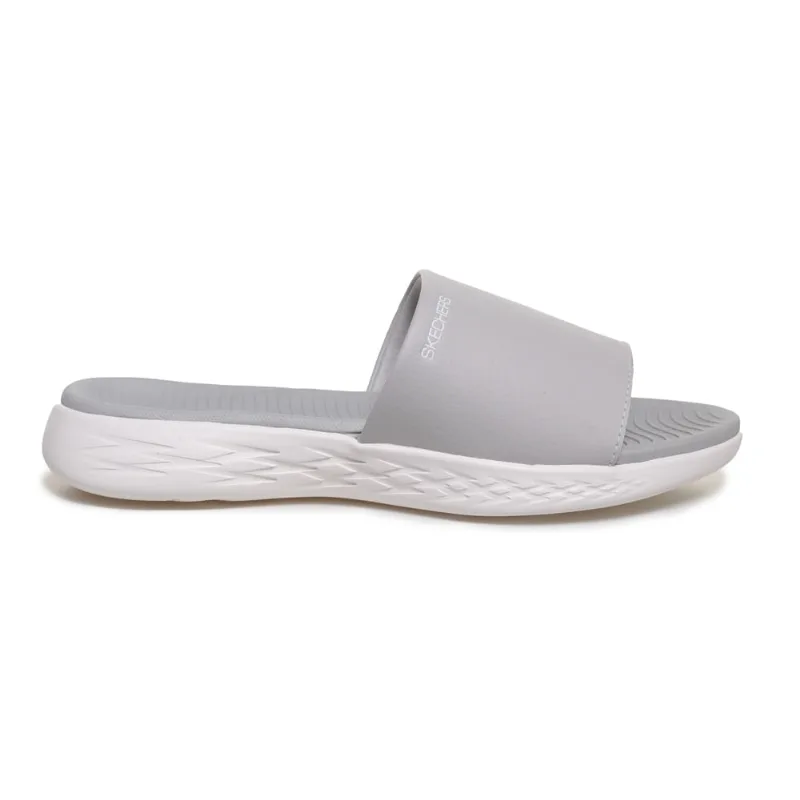Chinelo Skechers Slide On The Go Feminino Cinza CINZA ESCURO - 40