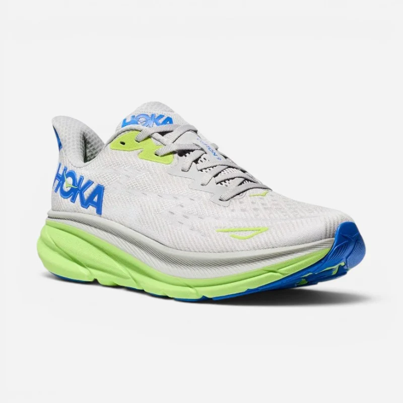 Men's Clifton 9 Stardust/Electric Cobalt 2E / 12.5