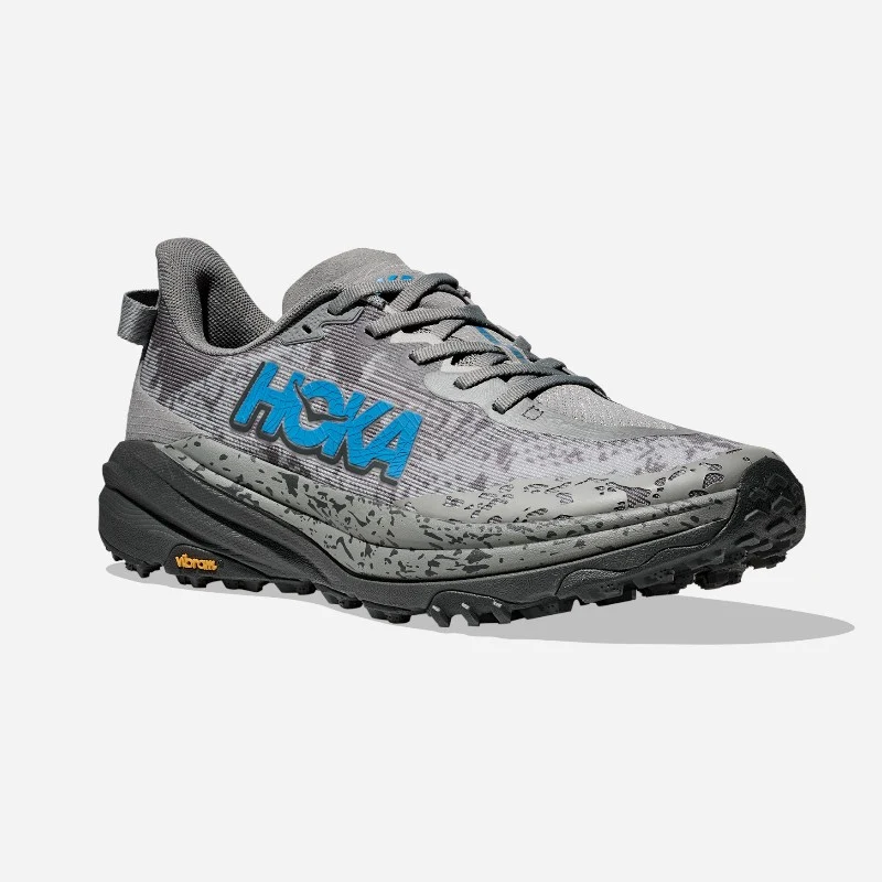 Men's Speedgoat 6 Galactic Grey/Hoka Blue D / 12.5
