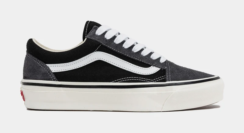 Lux Old Skool Mens Lifestyle Shoes (Grey/Black) 10