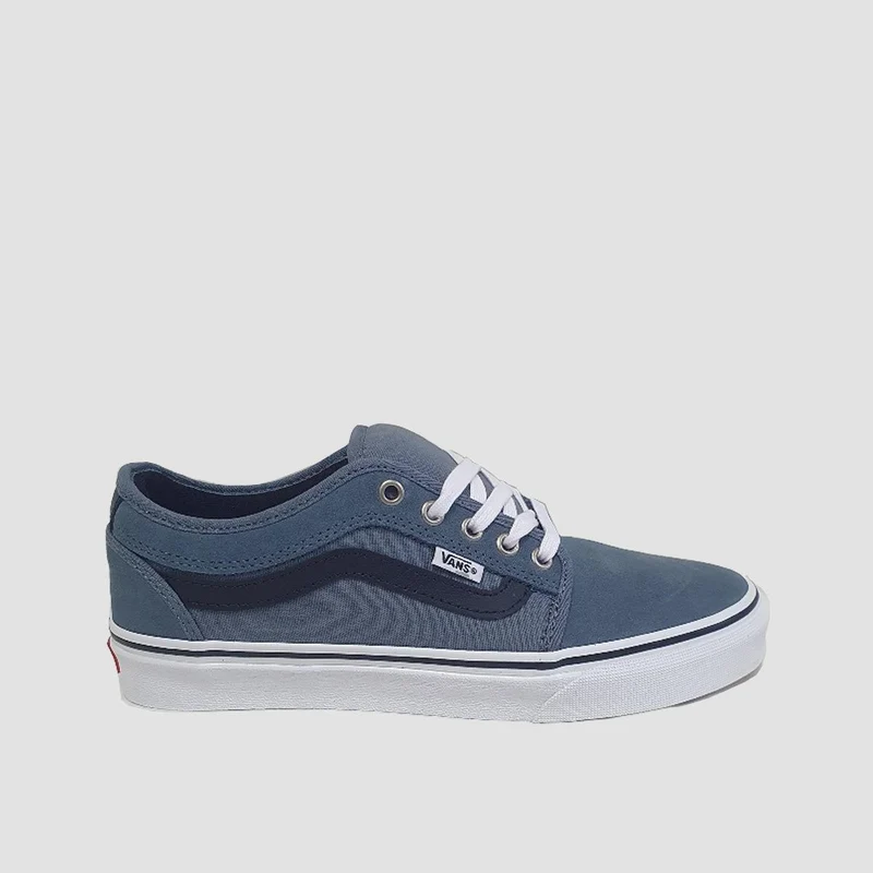 Vans Skate Chukka Low Sidestripe Shoes - Black/Slate Blue 9.5uk / Black/Slate Blue