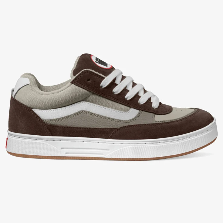 Vans Skate Estazzo Skateboard Shoe - Brown/White M 11 / W 12.5