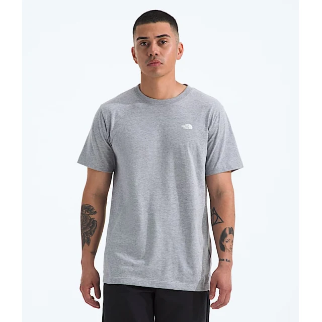 Men's TNF Core Box NSE Short Sleeve Tee CQO TNF Pale Grey Heather / S
