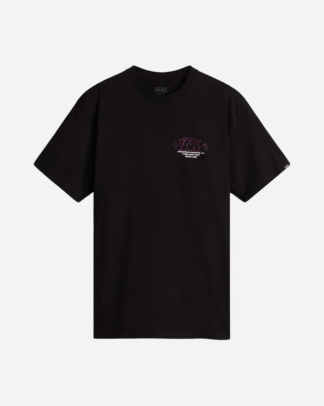 T SHIRT VANS MAJOR TYPE LOGO RETRO M BLK / L