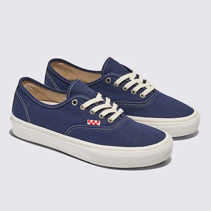 Vans Skate Authentic Skateboard Shoe - Navy/Turtledove White M 8.5 / W 10
