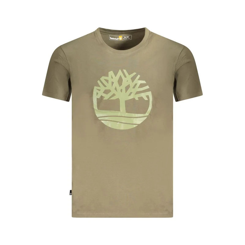Timberland Verde Cotton Men T-Shirt S