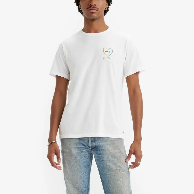 Camiseta Levi's Pride Community Branca Manga Curta Camiseta Levi's® Pride Community Branca Manga Curta XL USA | GG BR