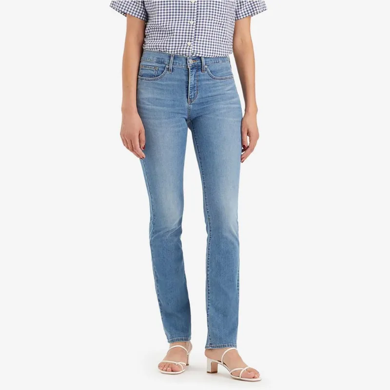 Calça Jeans Levi's® 314 Shaping Straight Lavagem Média 27X32 USA | 38 BR