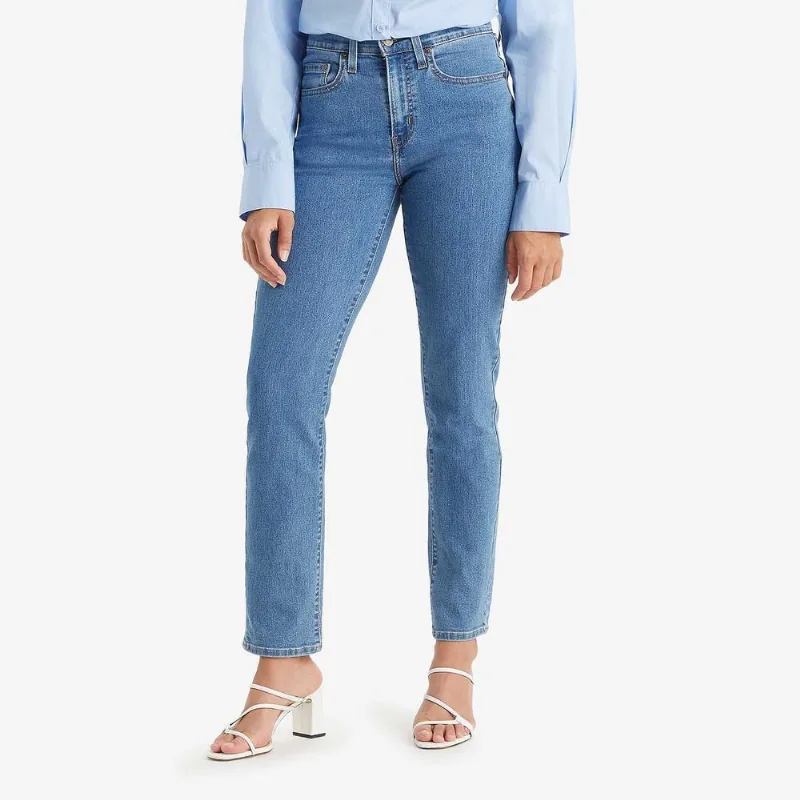 Calça Jeans Levi's 724 High Rise Straight Lavagem Média Calça Jeans Levi's® 724 High Rise Straight Lavagem Média 29X32 USA | 40 BR