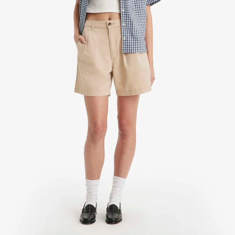 Short Jeans Levi's Pleated Trouser Bege Short Jeans Levi's® Pleated Trouser Bege 26 USA | 37 BR
