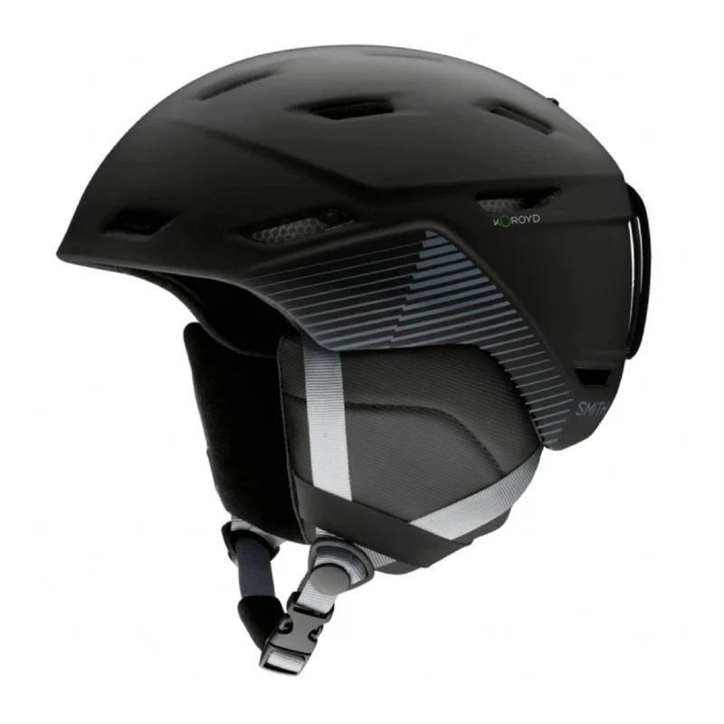 Smith Mission Helmet 2025 Matte Black Stripes / L