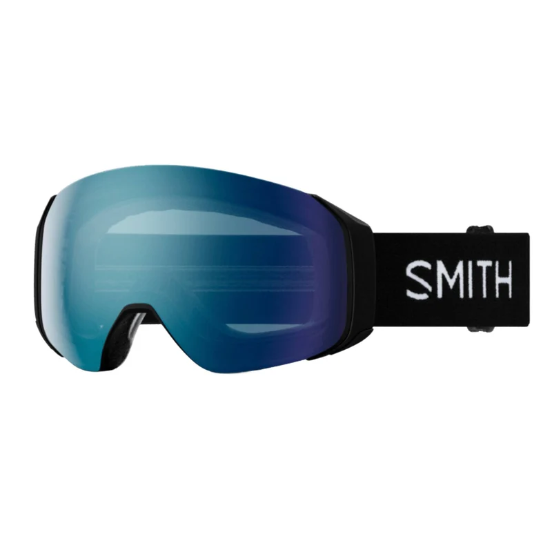 Smith 4D MAG S Goggles 2027 Black | ChromaPop Everyday Blue Mirror