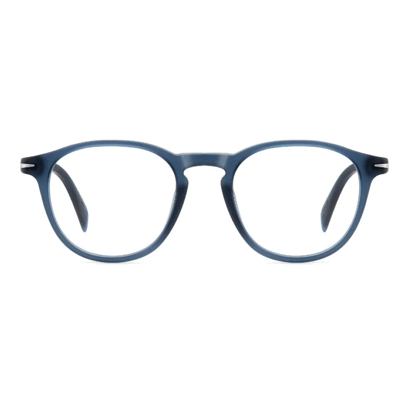Armação de Óculos de Grau David Beckham 1018 Masculino Redondo Acetato Azul Armação de Óculos de Grau David Beckham 1018 Masculino Redondo Acetato A