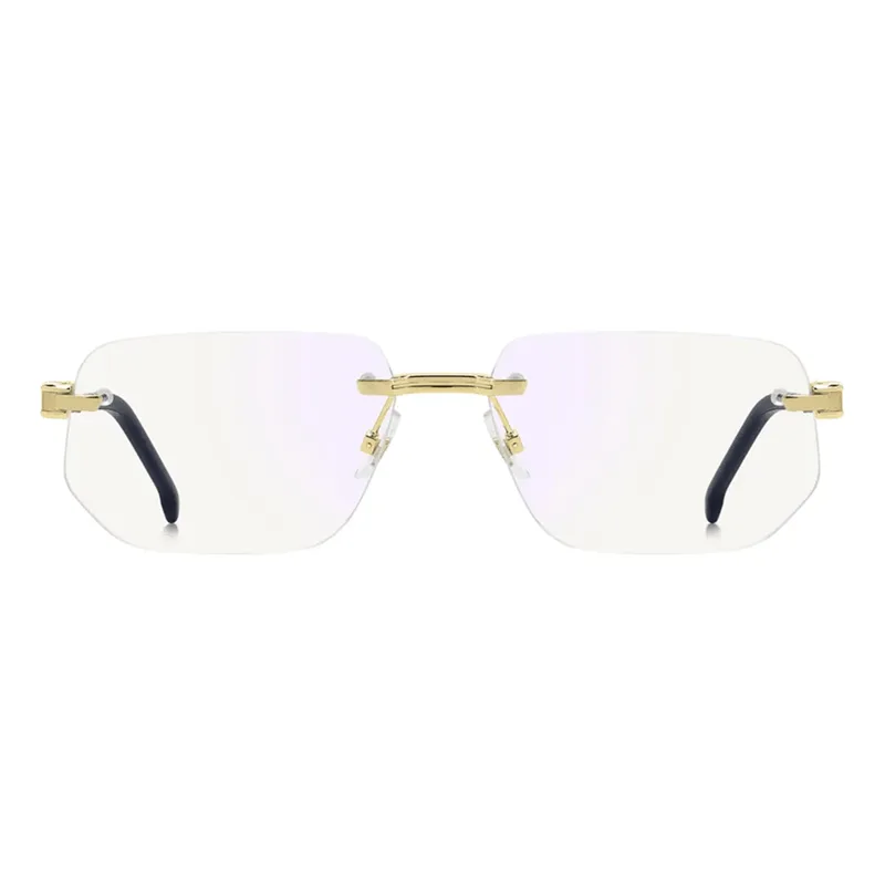 Armação de Óculos de Grau Carrera 1142 Unissex Quadrado Metal Dourado