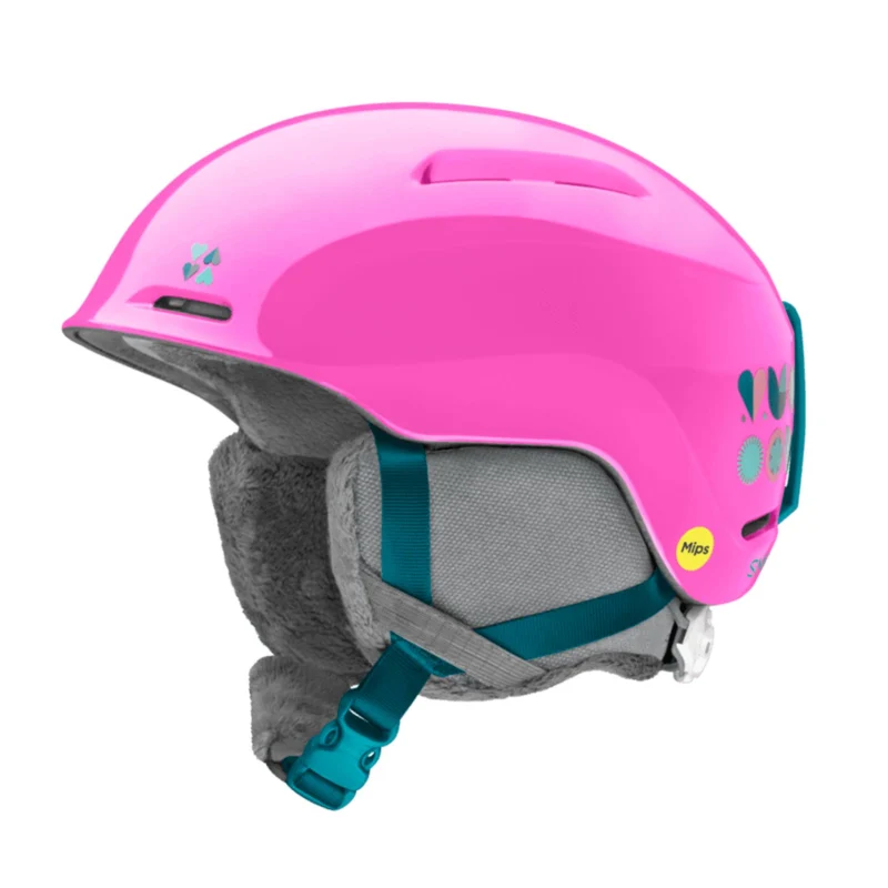 Smith Glide MIPS Junior Helmet 2026 Vivid Pink Hearts / S