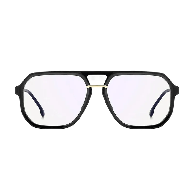 Armação para Óculos de Grau Masculina Carrera VICTORY C 23 2M2 Preto e Dourado