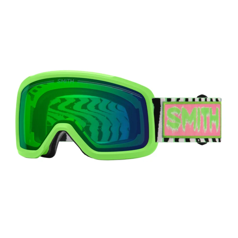 Smith Shakedown Goggles 2027 Slime Static Shag | ChromaPop Everyday Green Mirror