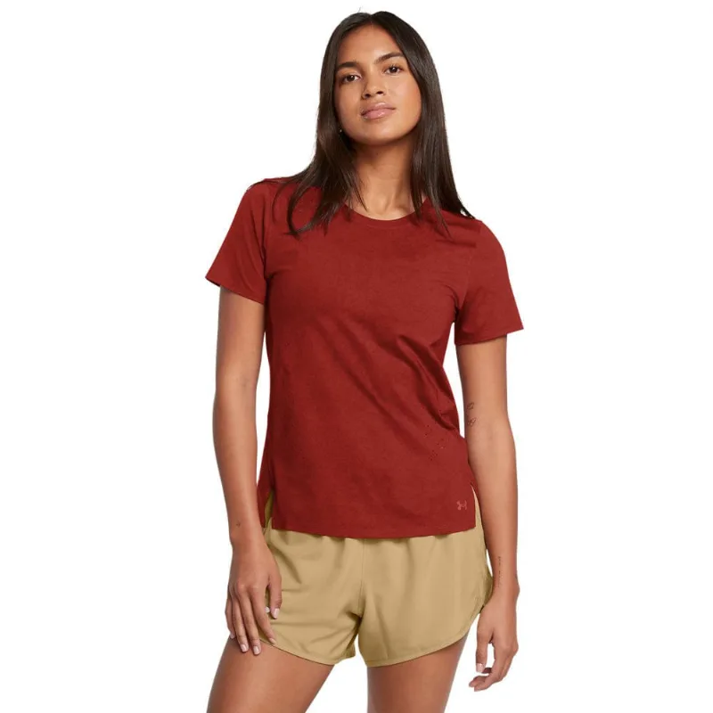 Camiseta de Treino Feminina Under Armour Launch Elite Printed P Marrom
