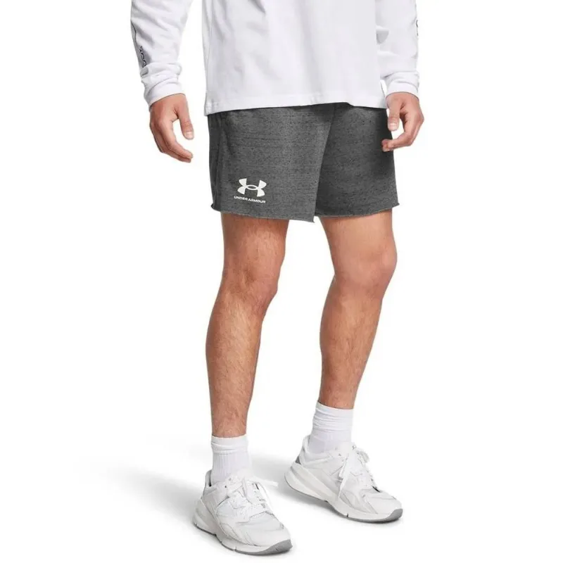 Short Under Armour Rival Terry 6In Masculino M / Cinza
