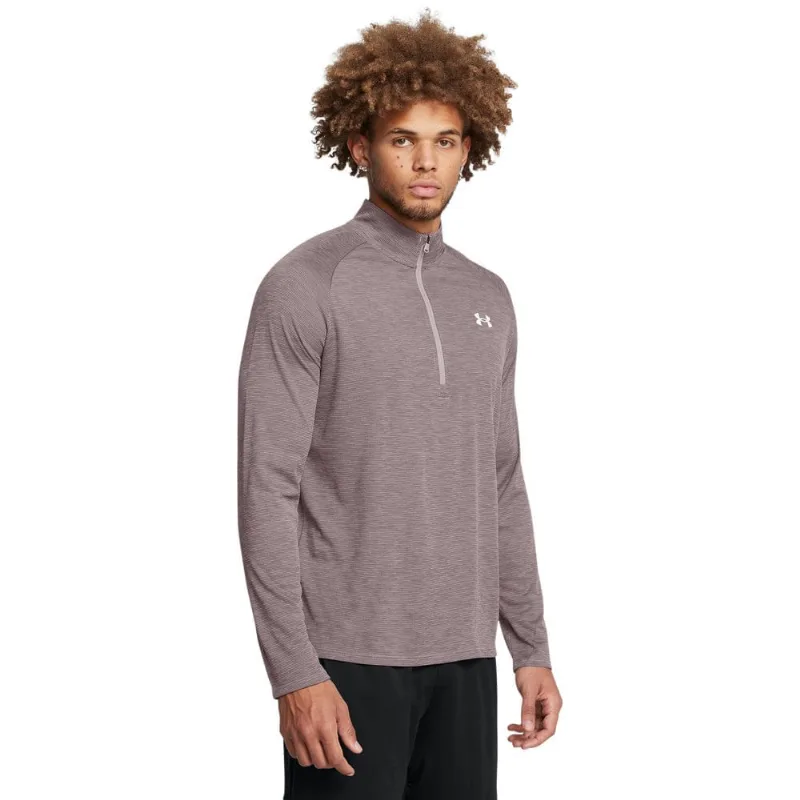 Blusa de Treino Masculina Under Armour Tech Textured M Roxo