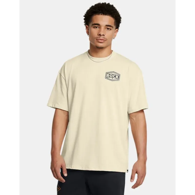 Remera de Entrenamiento Project Rock Heavyweight Tools Of The Trade para Hombre UA Pjt Rck HWT SS Tools