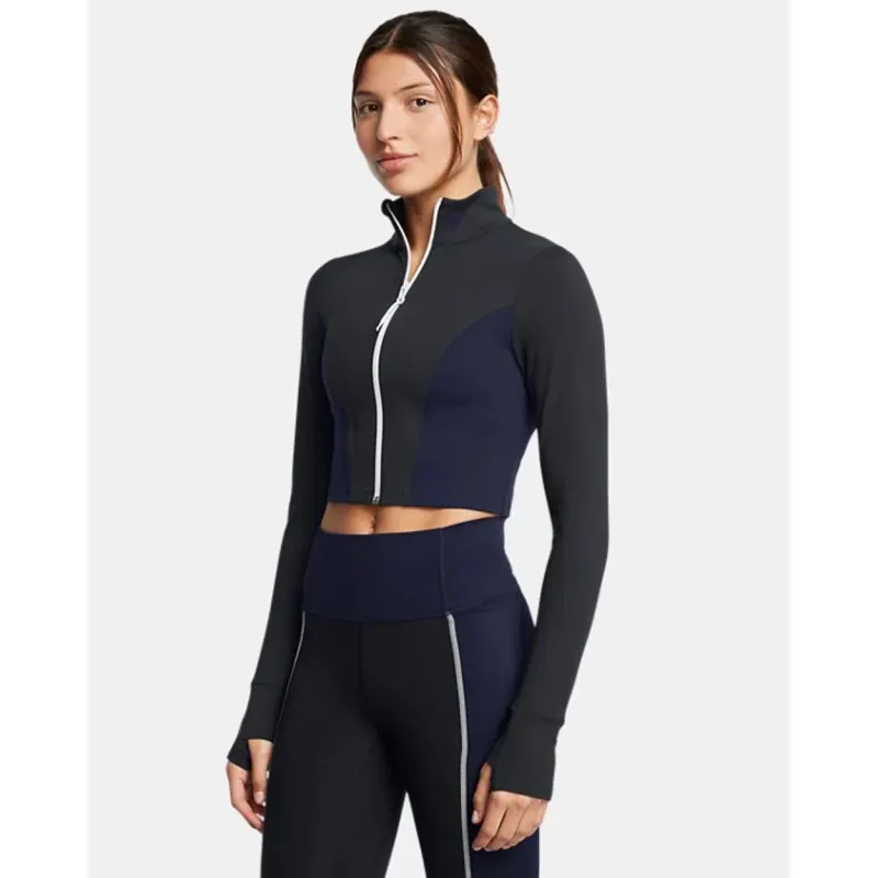 Campera crop de Entrenamiento Project Rock Lets Go para Mujer Pjt Rck LetsGo Crop FZ