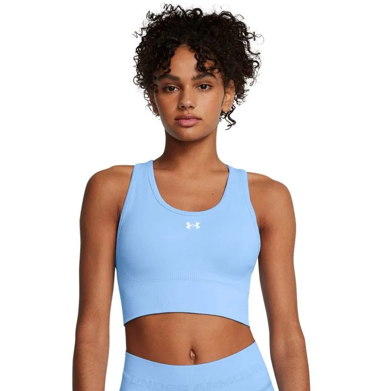 Top de Treino Feminino Under Armour Vanish Seamless Mid GG / Azul