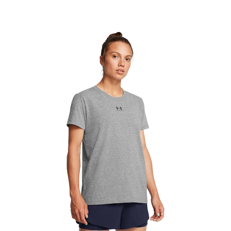 UA Women Rival Core Short Sleeve | 1383648 XL / 1383648-025