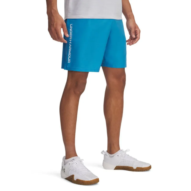Shorts de Treino Under Armour Wordmark Masculino GG Azul