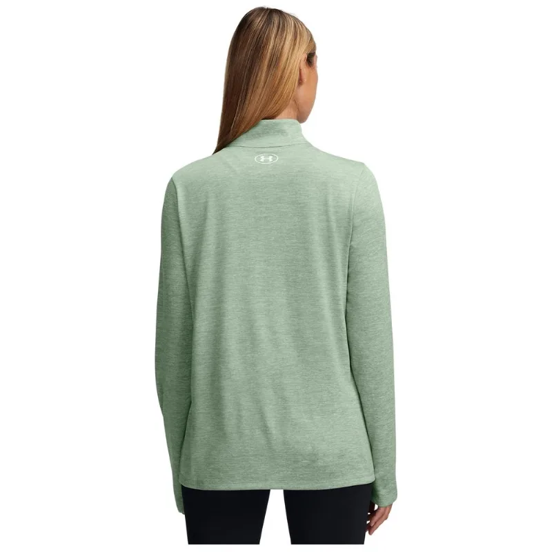 Moletom de Treino Under Armour Tech 1/2 Zip Twist Feminino M Verde