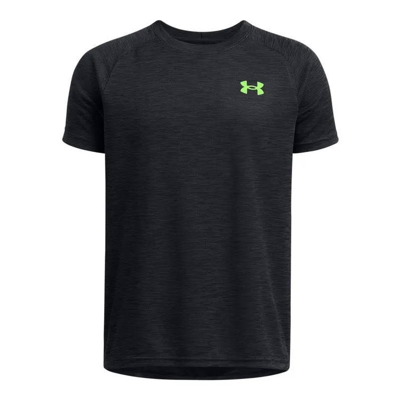 Camiseta de Treino Under Armour Tech Textured Infantil 16 / Preto