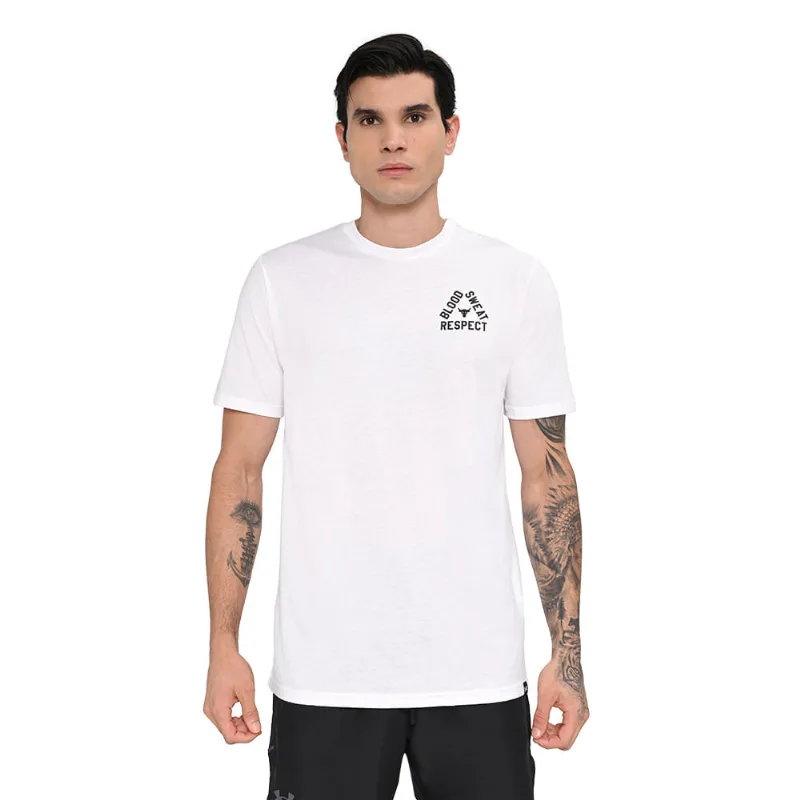 Camiseta de Treino Under Armour Tech Masculina GG Branco