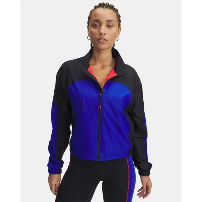 Campera de entrenamiento Project Rock Woven Full-Zip para Mujer Pjt Rck Woven Top