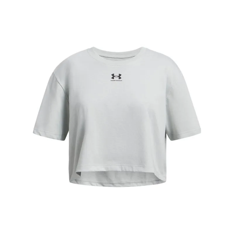 Camiseta Sportstyle Under Armour Rival Infantil P / Verde