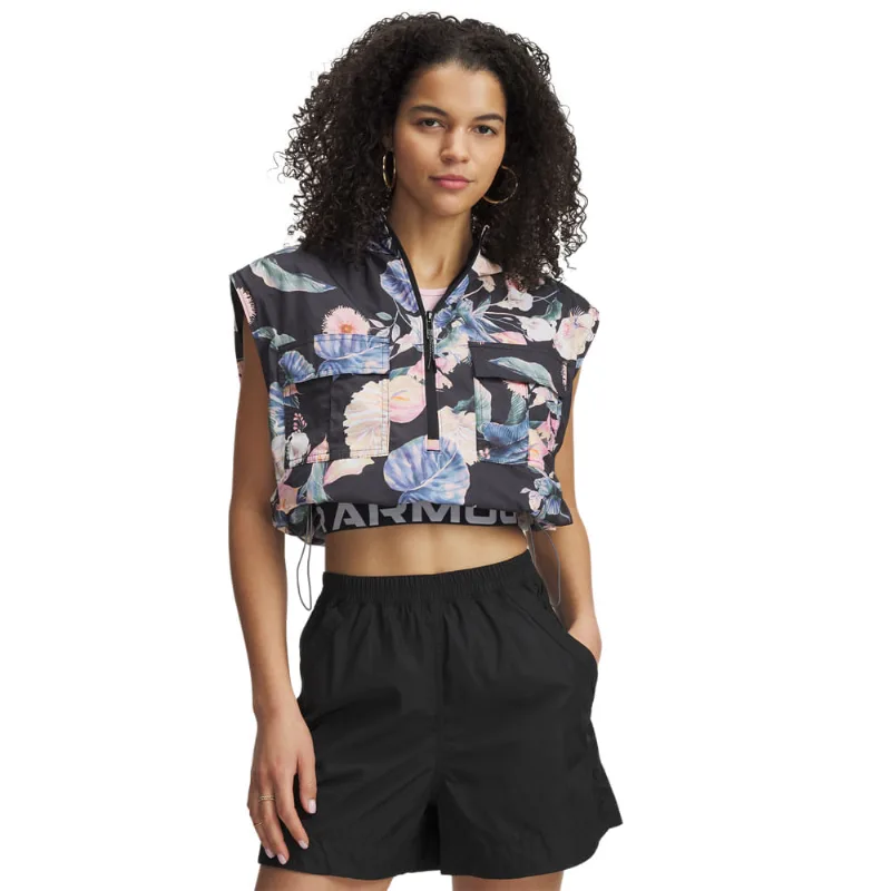 Regata Sportstyle Under Armour Unstoppable Utility Feminina GG Preto