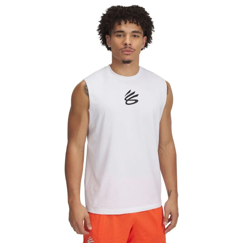 Regata de Basquete Under Armour Curry Tee GG Branco