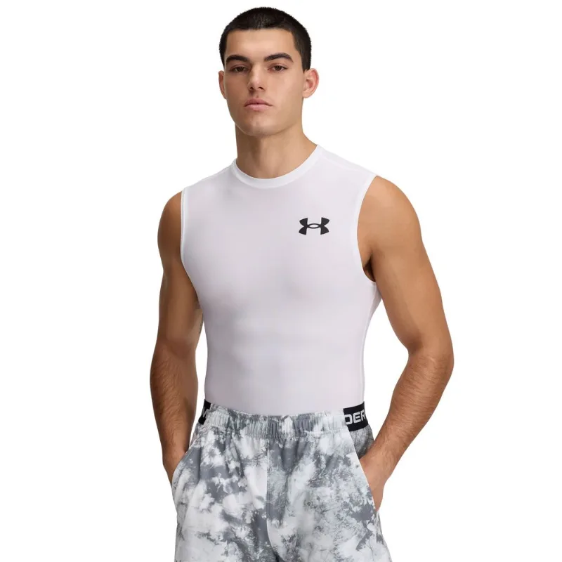 Regata de Treino Under Armour HeatGear OG Masculina GG Branco