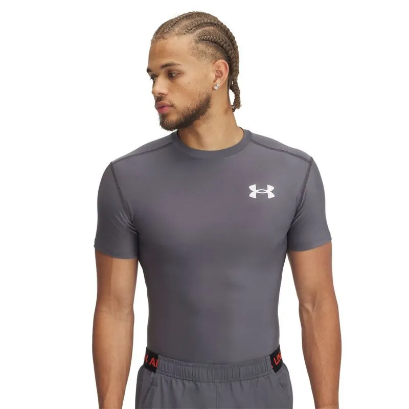 Camiseta de Treino Under Armour Heatgear Masculina M / Cinza
