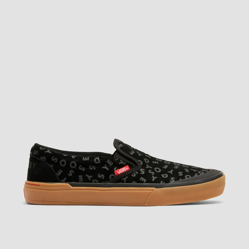 Vans BMX Slip-On Shoes - Odyssey Black/Red/Gum 11uk / Odyssey Black/Red/Gum