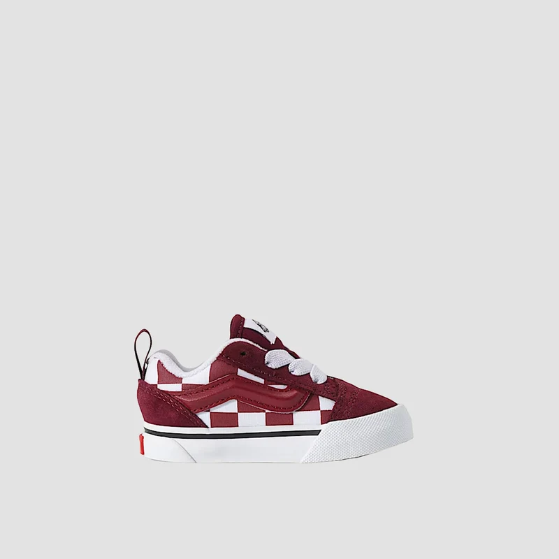 Vans Knu Skool Elastic Lace Shoes - 2-Tone Bordeaux - Kids Child 1.5uk / 2-Tone Bordeaux