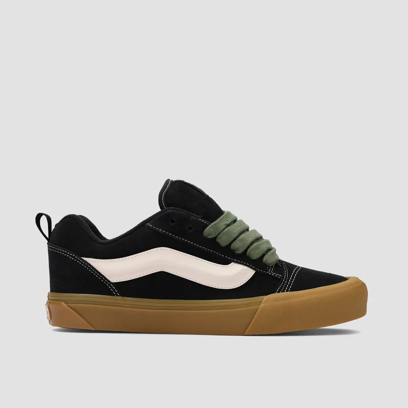 Vans Knu Skool Shoes - POP Black/Green 8uk / POP Black/Green