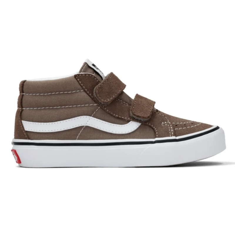 Vans Kids SK8-Mid Reissue V Skateboard Shoes - Walnut 10.5C