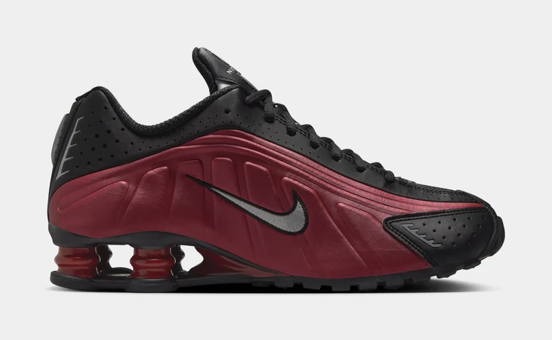Shox R4 Womens Running Shoes (Red/Black) 5.5
